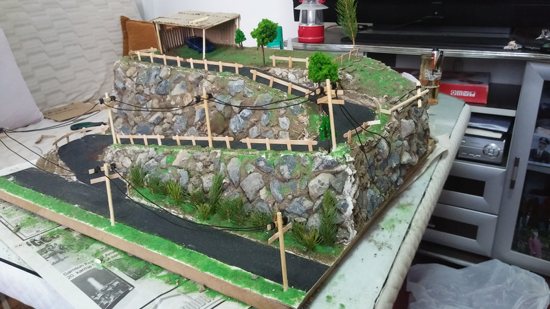 Illustration for article titled My Handmade Diorama For 1:64 Cars